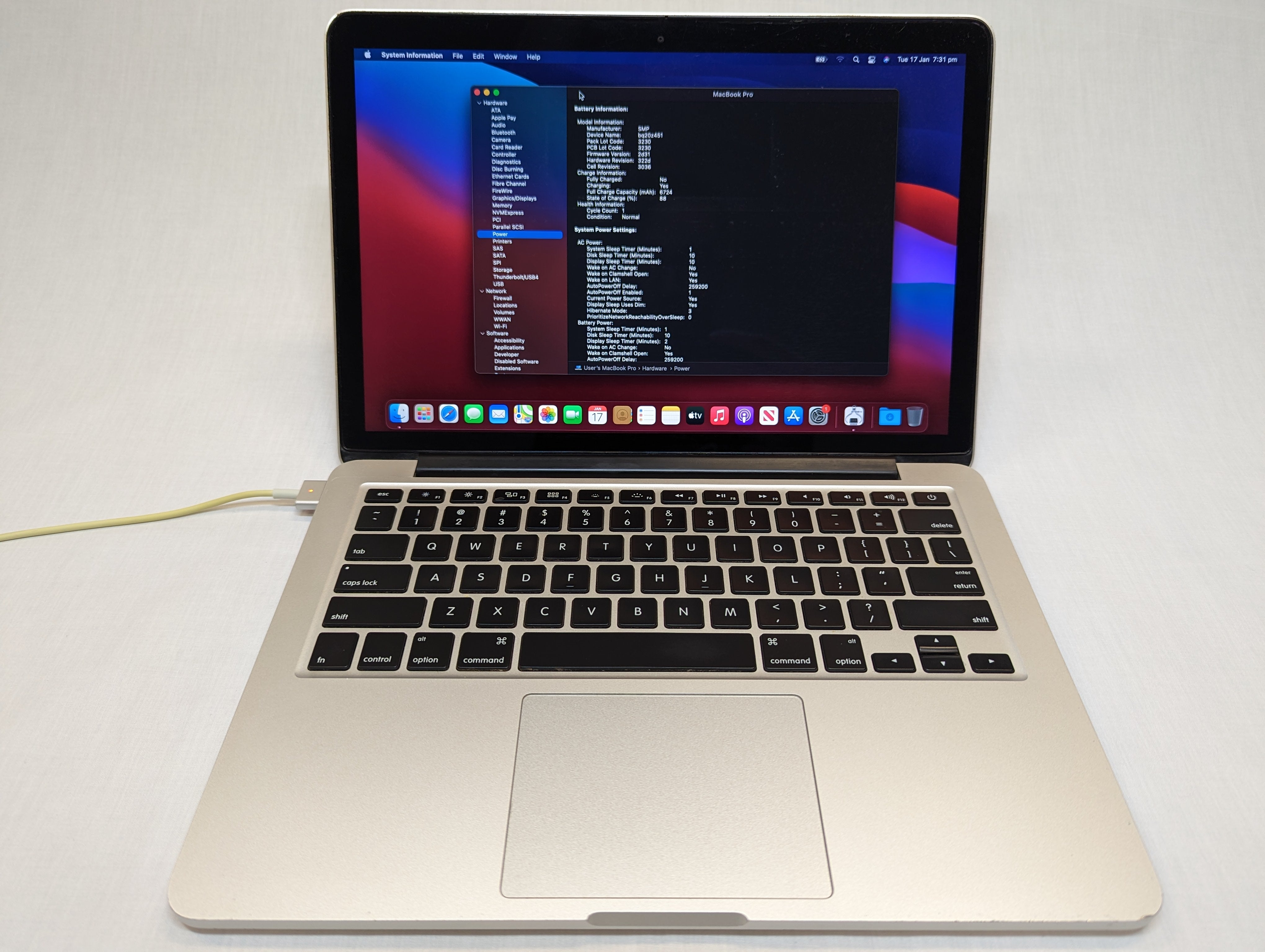 MacBookPro Retina 13.3インチ 本体 Mid2014 - ノートPC